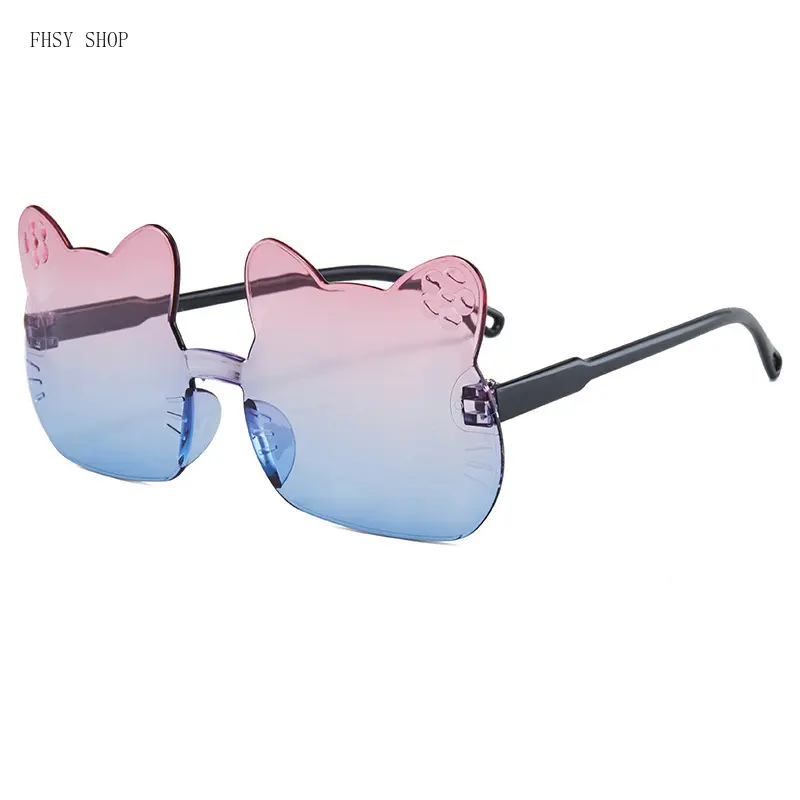 Toddler Girls' Plain Cat-Eye Sunglasses - Child-Sized Casual Fashion Eyewear, Gradient Lens, UV400 Shield, Prop 65 Safe, 3-14Y Frames, No Harmful Substances
