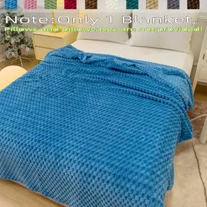 High Loft Warm Air Conditioning Blanket, Breathable, Sofa Cover, Student Dorm, Office Throw, All Seasons, Gift Idea