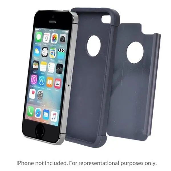 Eddie Bauer Series Dual Hard-Soft Case for iPhone 5, iPhone 5S - Black
