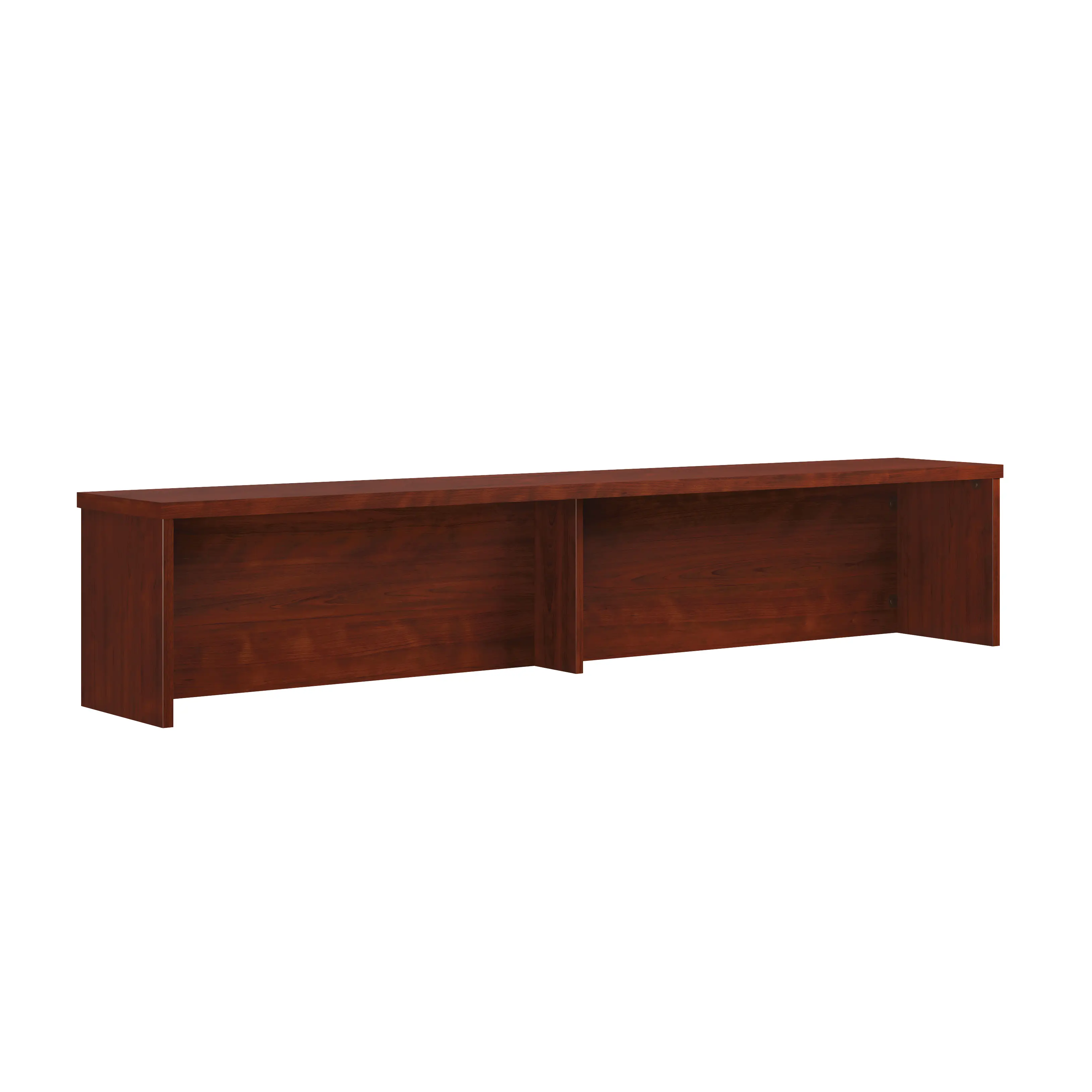 Sauder Affirm Reception Hutch - Durable Melamine Surface, Impact-Resistant Thermoplastic Edges, L-Shaped Desk Integration