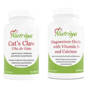 Nutriya Neuropathy Group - A combination of Cat's Claw and Magnesium to relieve numbness, tingling and cramps related to Peripheral Neuropathy Healthcare Supplement Dietary Vitamin