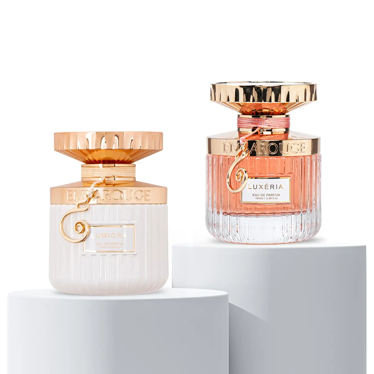 Embarouge Oud Amber Opulence | Eau de Parfum 100ml x 2 | Women's Fragrance Set | Floral Oud • Amber • Sweet | Long Lasting • Perfect Gift