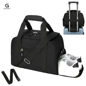 [GOODICE]Mini Travel Duffle Bag with Shoe Compartment, Compact Under-Seat Airplane Carry-On Backpack,Weekender Overnight Duffel for Men Women, Lightweight waterproof Gym Bag Work for Sports Work Gym Summer Vacation, Mother's Day Gifts gymbag