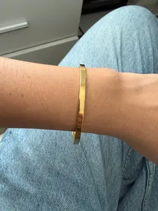 Gold Hoop Bracelet