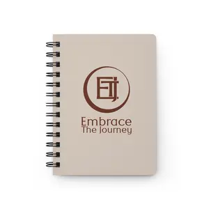 Embrace The Journey Notebook "Tan"