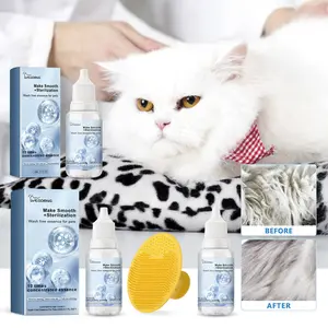 Pet Cat And Dog Cleaning Hair Fluffy Soft Fragrant Care Essence Set Wash Free Essence dog shampoo dog  puddle