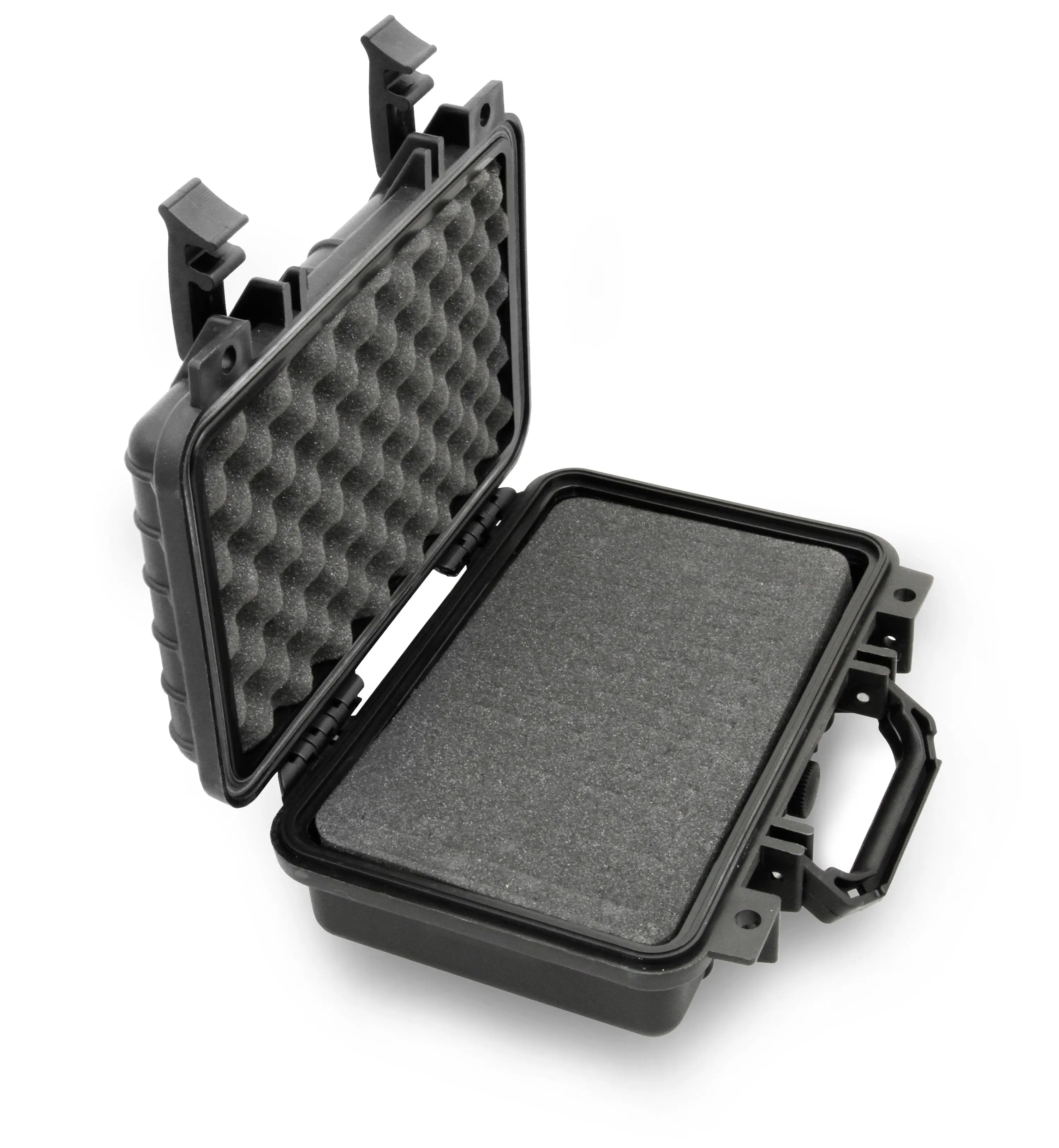 Waterproof Hard Travel Case 12" with Padlock Rings & Customizable Foam - Fits Devices and Accessories up to 9"x5"x2.75" - Airtight Silicone Liner & Crushproof Impact-Resistant Construction