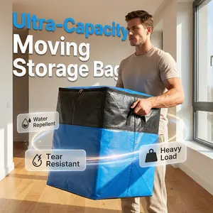 Collapsible Storage & Moving Bag - Space-Saving Organizer for Home Supplies Storage Solutions