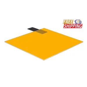 Whole Acrylic Sheet - Orange Fluorescent - 1/4 inch thick