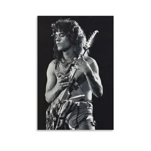 Eddie Van Halen Poster Picture Canvas Wall Art Print Home Room Decor