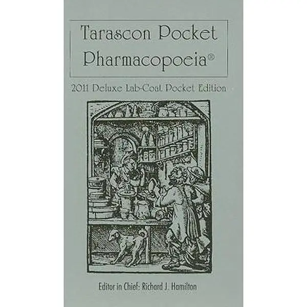 Like New Used Tarascon Pocket Pharmacopoeia 2011 Special Edition Deluxe Lab Coat Version - Softcover, Black Box Warning, Updated Drug Content by Richard Hamilton (English), Clinicians