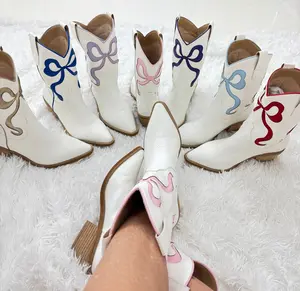 Short Simply Bow Boots
