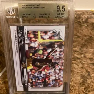 Panini Instant Jayden Daniels Gem Mint 9.5 - No. 40 9/15/24 Beckett Graded NFL Trading Card 1 of 2947