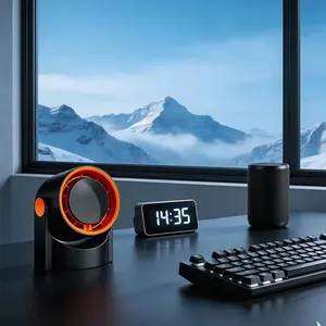 Home Desktop Mini Fan, Air Circulation Type, Plug-In Desk Wall Mount Dual Use Fan, Ideal for Office Desk, Student Dormitory