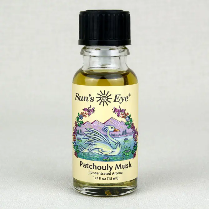 Patchouly Musk Essential Oil, Pure Aromatherapy Oil for Relaxation & Stress Relief