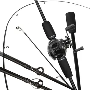 Carbon Fiber Rod and Reel Set - 180cm/70.86inch - Aluminum Alloy Reel - Long Casting - Suitable for All Waters - Ceramic Guides and EVA Handle - Perfect for Pike, Trout, and Bass - Perfect for Anglers