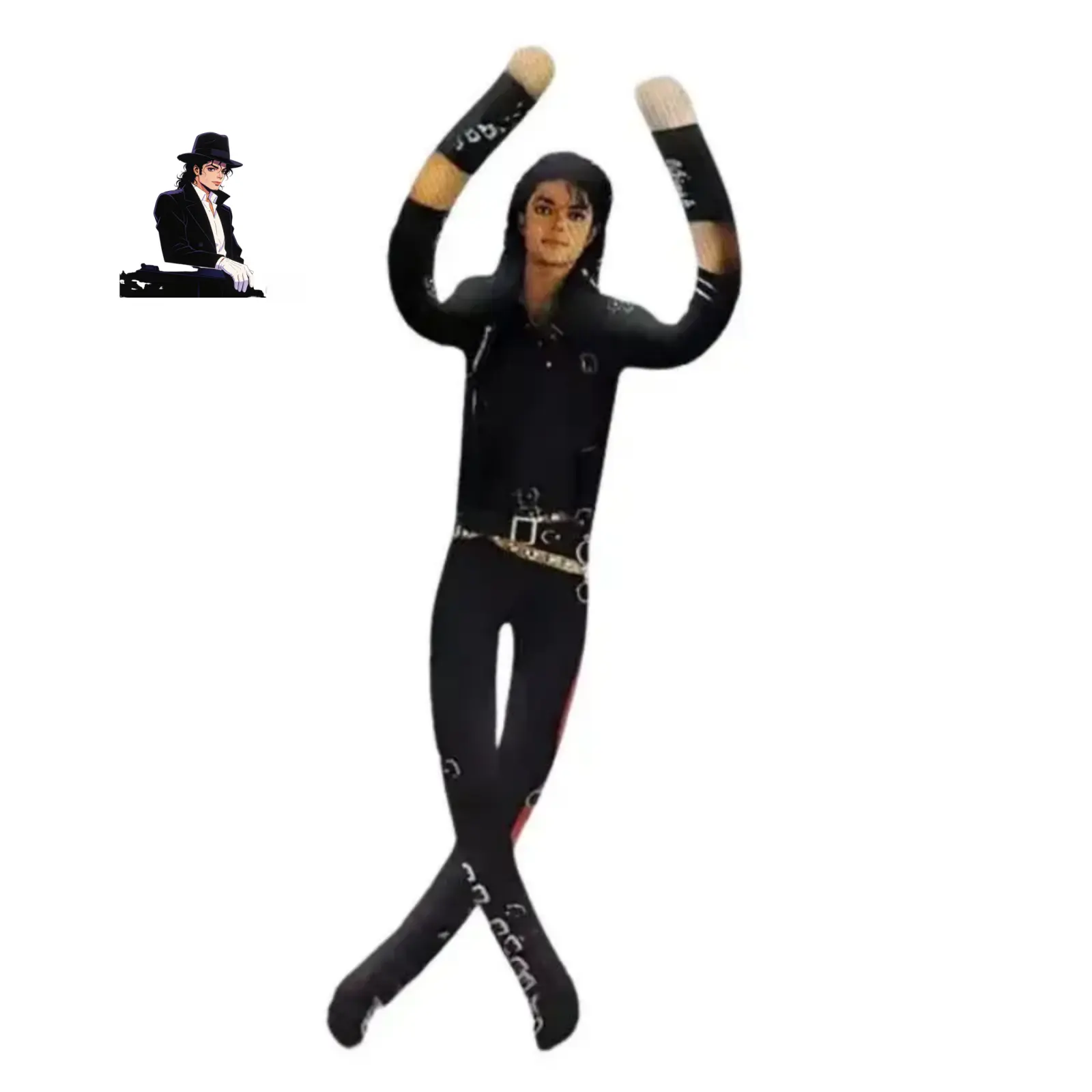 Articulated Jointed Michael Jackson Plush Doll, Poseable MJ Celebrity Figure Toy, King of Pop Fan Collectible Decor, Role Play Display Gift for Music Lovers & MJ Enthusiasts,cute girly gifts  plushies