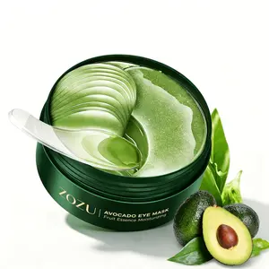 Anti-Aging Avocado Under Eye Patches 60Pcs | Firming Moisturizing, Improve Sagging Eyelid & Eye Puffiness Care Mask