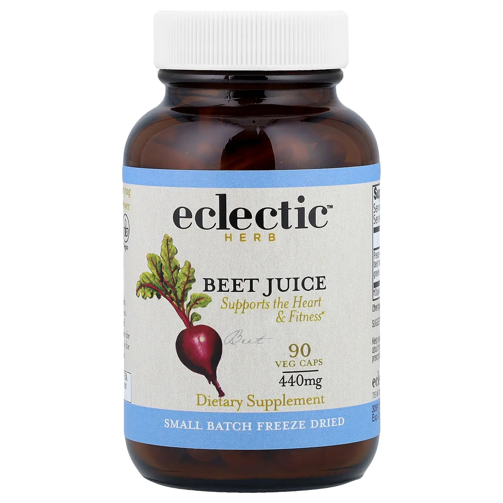 Eclectic Herb Beet Juice, 440 mg, 90 Veg Caps