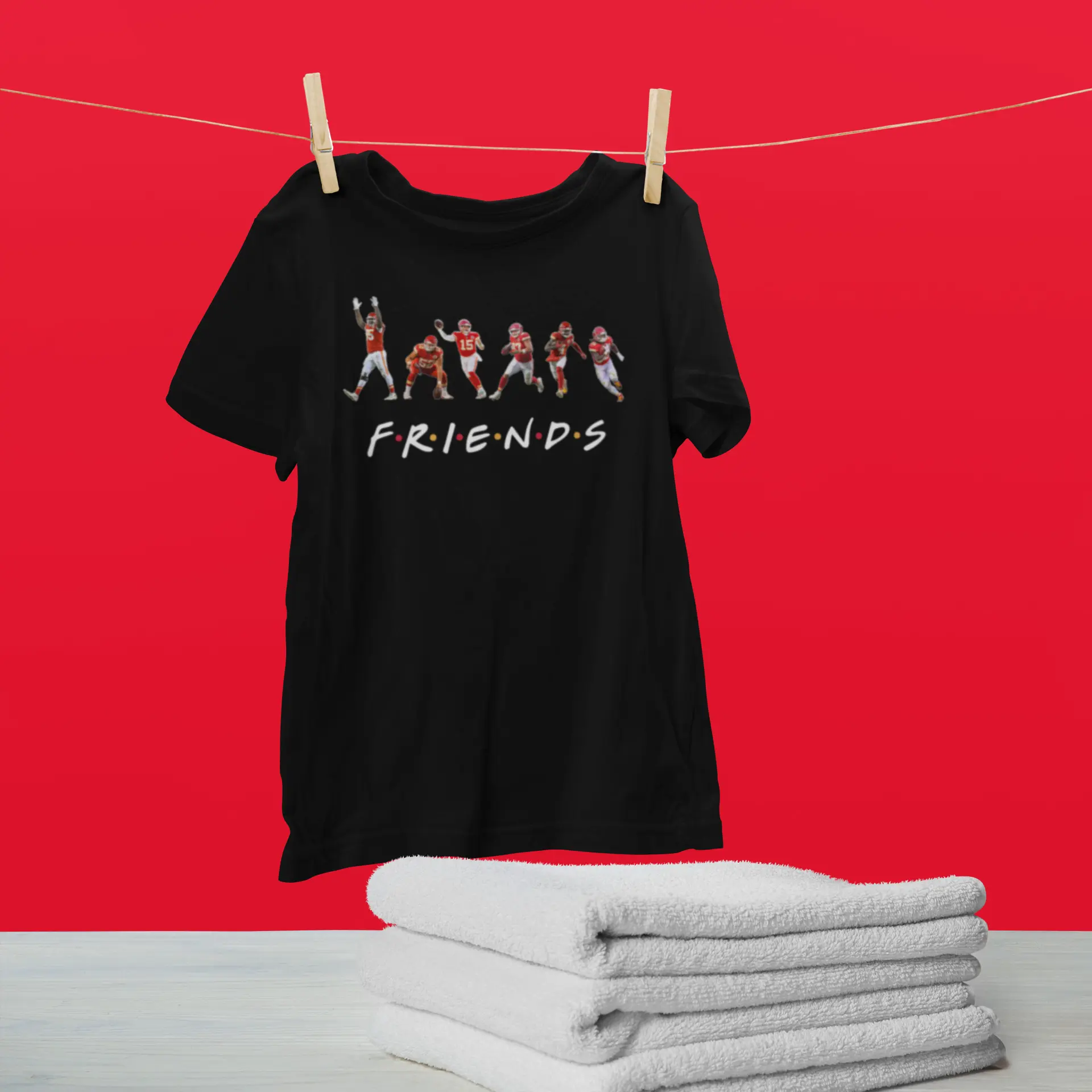 Chiefs Fan Shirt Gift for Her, Chiefs Tshirt, KC Chiefs Friends Shirt, Kansas City Friends Shirt