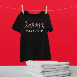 Chiefs Fan Shirt Gift for Her, Chiefs Tshirt, KC Chiefs Friends Shirt, Kansas City Friends Shirt