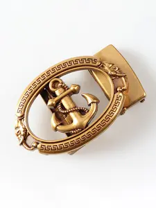 3.5cm Automatic Boat Anchor Shaped Belt Buckle Men's Luxury Belt Designer Style DIY Belt Accessories Replacement Single Buckle Elegant Belt Buckle