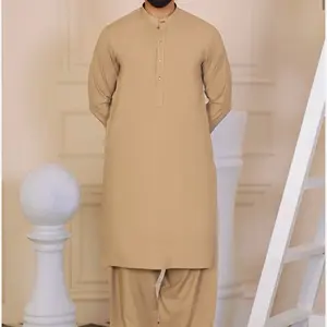 Men's Kurta and Trouser Set in Karandi Fabric - Stylish Traditional Wear for Men
