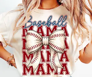 Baseball Mama - Printed T-Shirt
