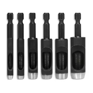 Leather Puncher Pro Set - Precision Drill Bits for Belts, Fabric & Crafts - Carbon Steel, Sharp & Durable