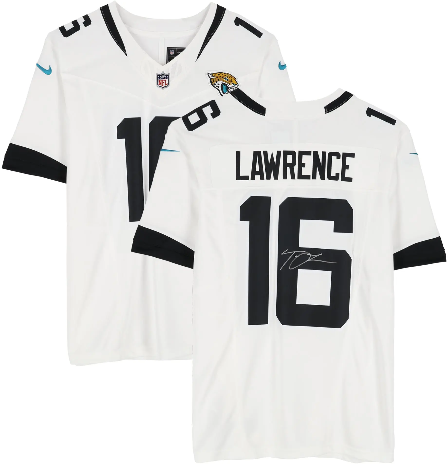 Trevor Lawrence Jacksonville Jaguars Autographed Nike White Vapor Fuse Limited Jersey - Fanatics Authentic Certified