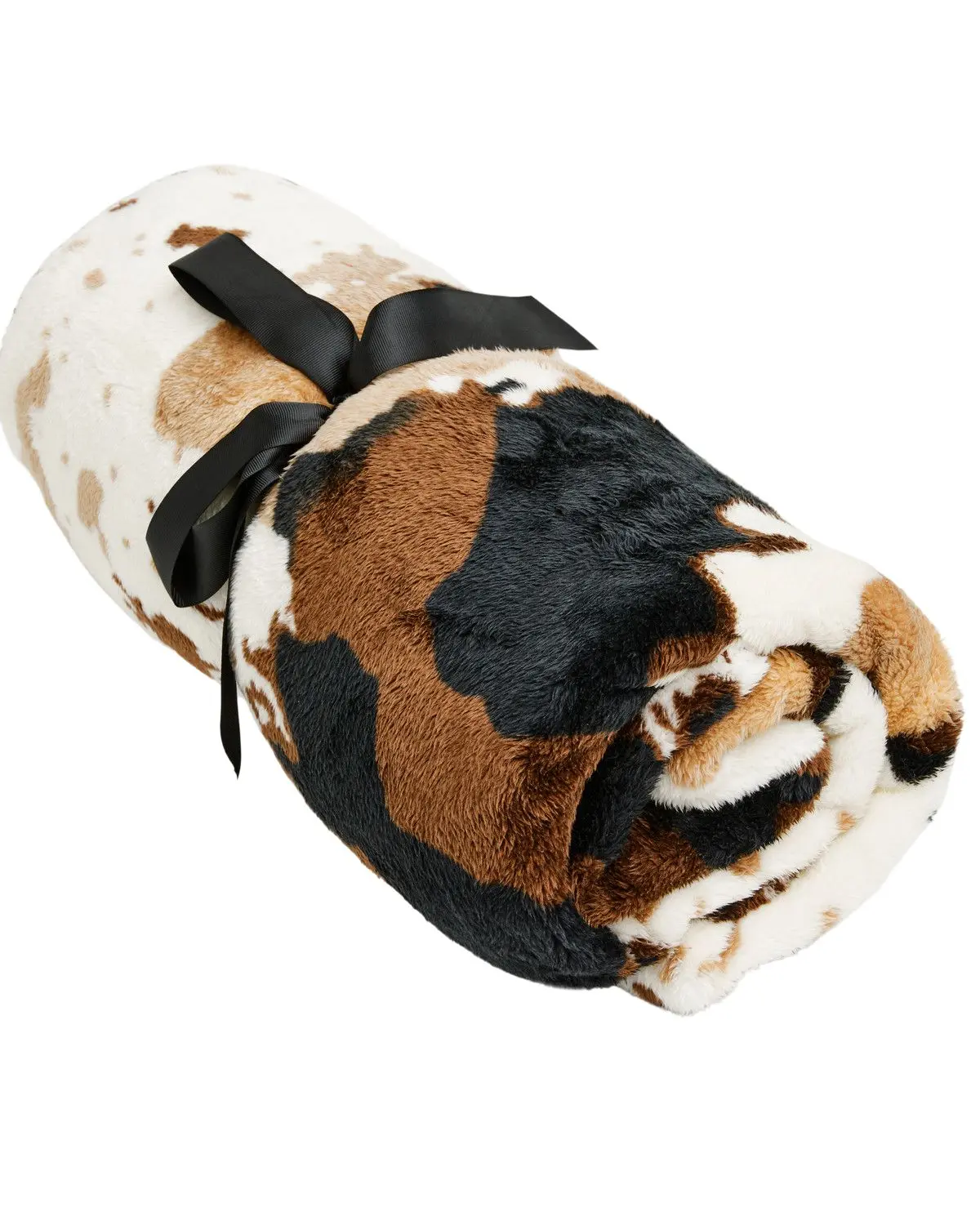 Boot Barn Unisex Highbluff Cow Print Fleece Blanket - Bbafa25tx1-Bn