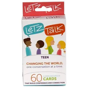 Conversation Cards for Teens - Communication Cards to Build Confidence & Emotional Intelligence, Family Games for Kids & Adults - Classroom Must Have - Therapy Game - Stocking Stuffer.