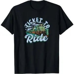 Ticket to Ride - Train - Board Games T-Shirt
