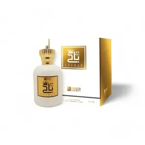 Heaven Scents TAJ White Spirit Unisex Eau de Parfum (Edp) - 3.4 Oz (100ML) Single Bottle - Elegant Scent with Musk, Vanilla, Floral Amber, Fragrance Oud