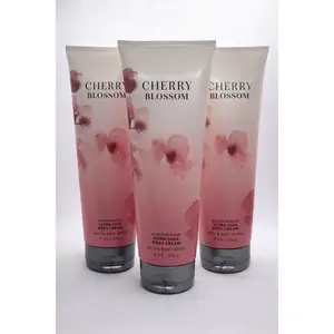 CHERRY BLOSSOM Bath & Body Works Body Cream 3-Pack – 8 oz Each
