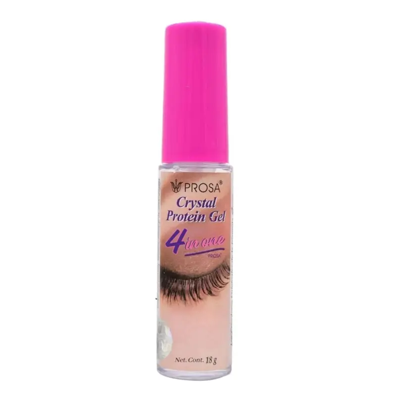 Prosa 4-in-1 Crystal Protein Gel, Hydrating and Strengthening Lash & Brow Treatment, Enhancing Primer for a Fuller Lash Look, Hydrate