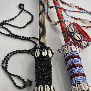 Orisha Azojano & Nanu Personalized Set - 2 Ja, 2 Collars, 1 Customizable Cacha - Handcrafted Orisha Jewelry for Spiritual Practice