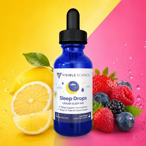 Sleep Drops | Melatonin, Magnesium & Valerian Liquid Drops | 2 fl oz