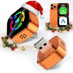 【YURNLV】2026 Wireless CarPlay Adapter, supports iPhone/Android systems, quick connection, supports hands-free calling