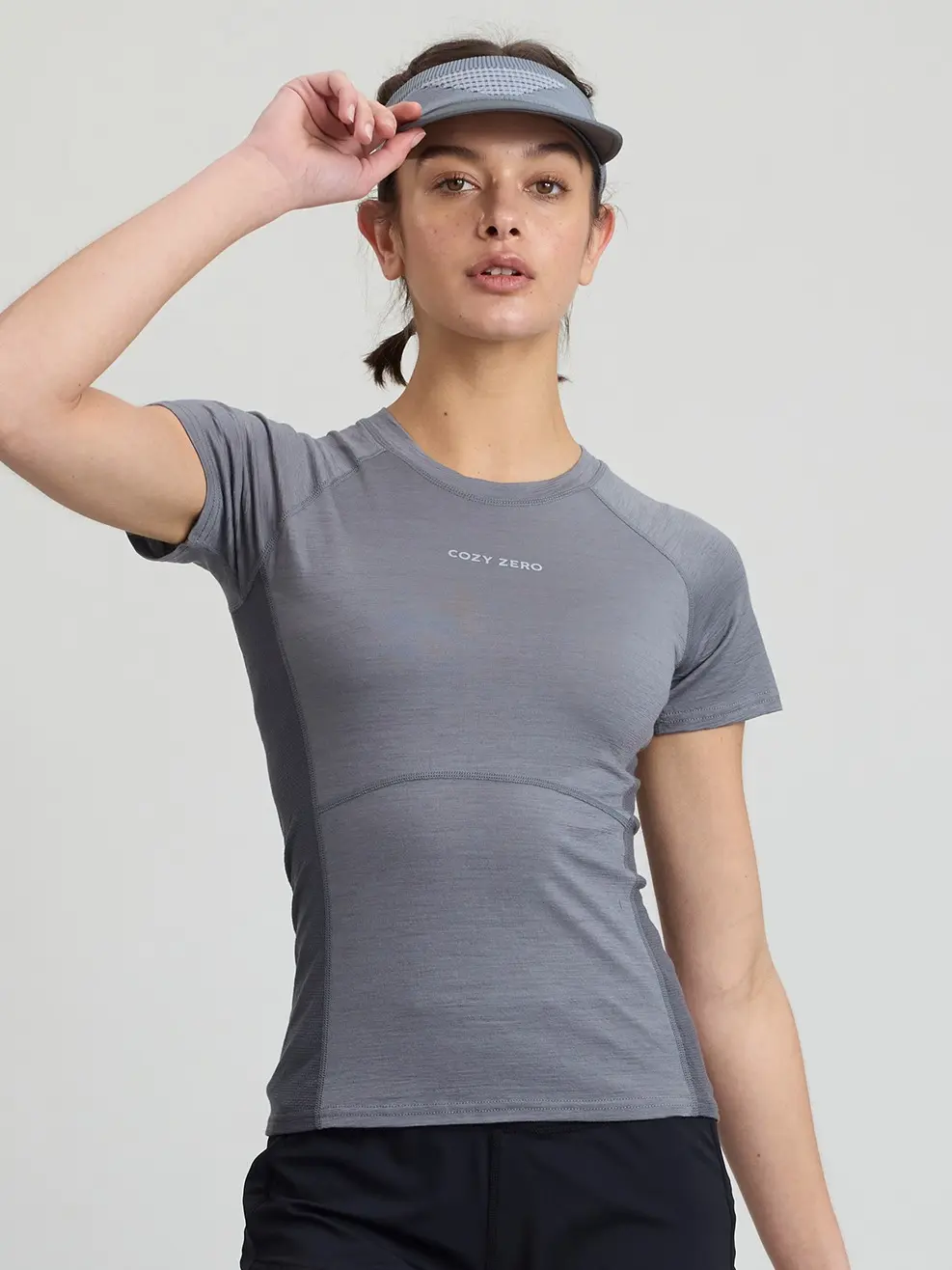 Women's 2 Tone Merino Lightweight Skinny Tee