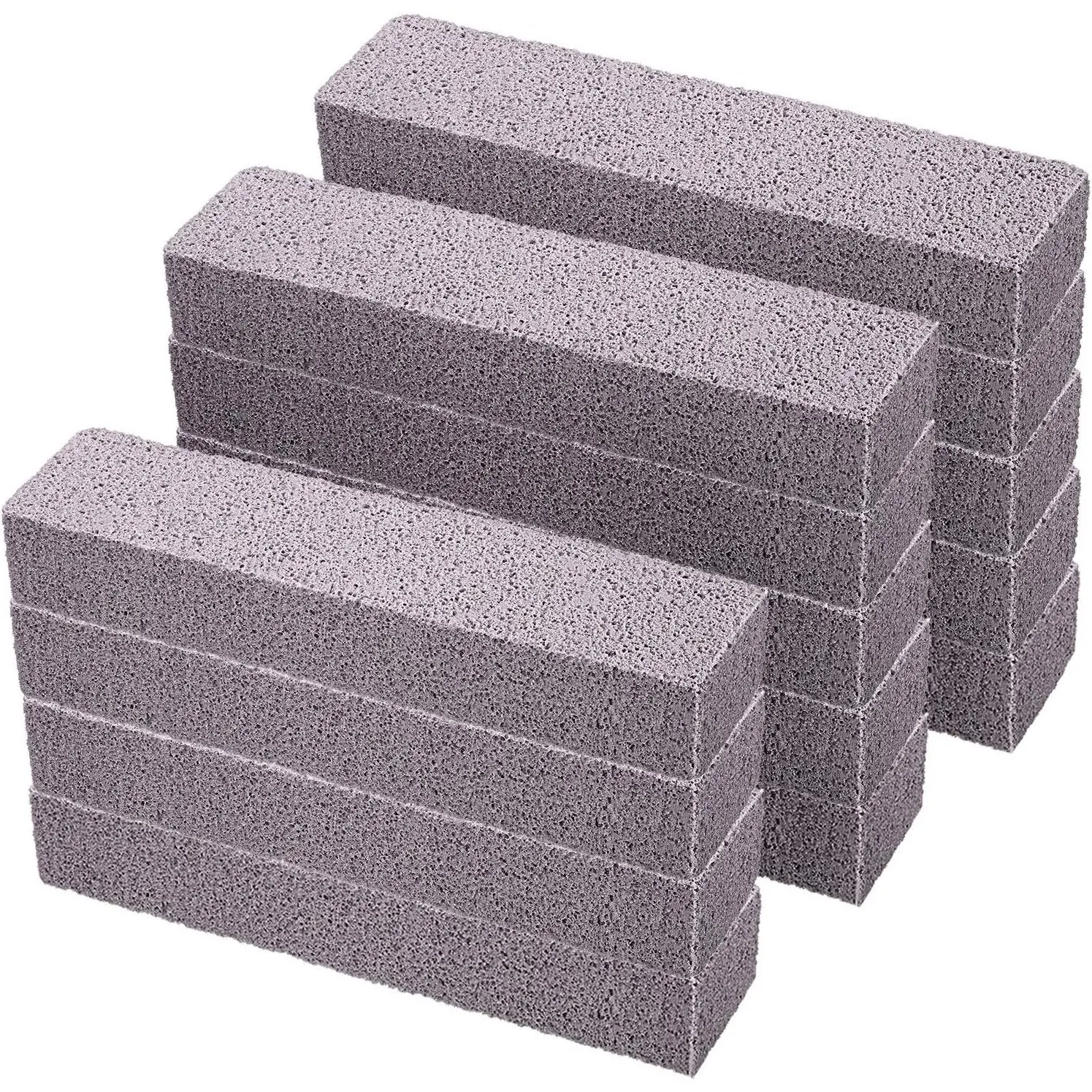 14 Packs Pumice Stick for Cheaning, Pumice Scouring Stone Pad Removing Stain Grime Without Leaving  for Kitchen Oven Stove  Bathroom Toilet Pool House Cleaning Supplies