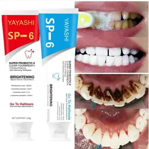 Get Whiter Teeth in 14 Days!  SP-6 Probiotic Toothpaste - Removes 99% Plaque & Stains - Dentist-Approved Formula - From Dull to Dazzling - Try Now!