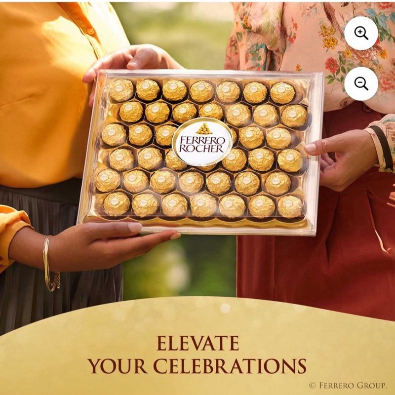 Ferrero Rocher Premium Milk Chocolate Hazelnut, 48 ct.