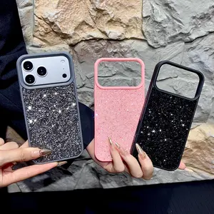 Luxury Fantasy Bling Little Rhinestone Glitter Phone Case For iPhone 17 Pro Max Shockproof Bumper Cover