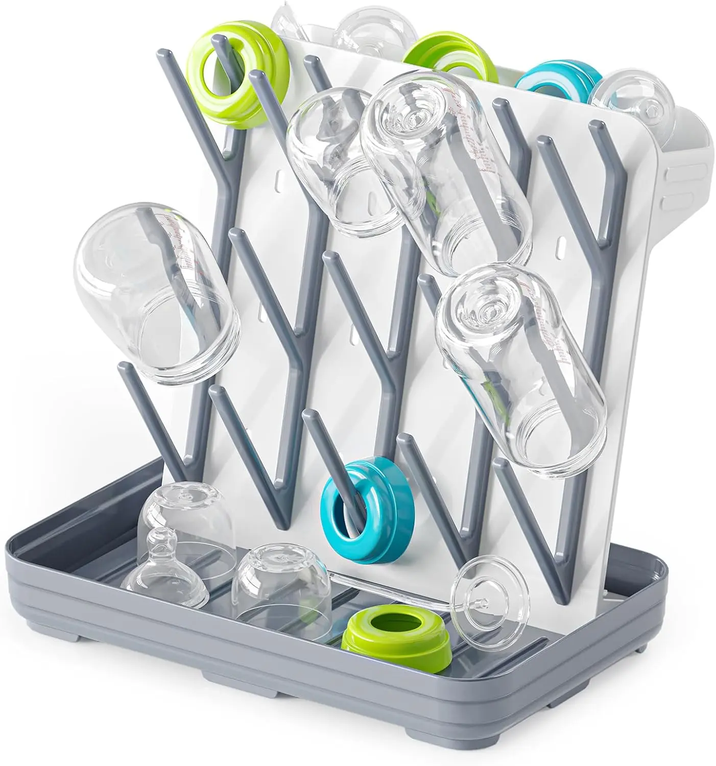 Vertical Bottle Drying Rack with 20 Hooks Vertical Bottle Drying Rack with 20 Hooks