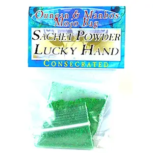Lucky Hand Consecrated Sachet Powder – 0.5oz for Luck &amp; Protection