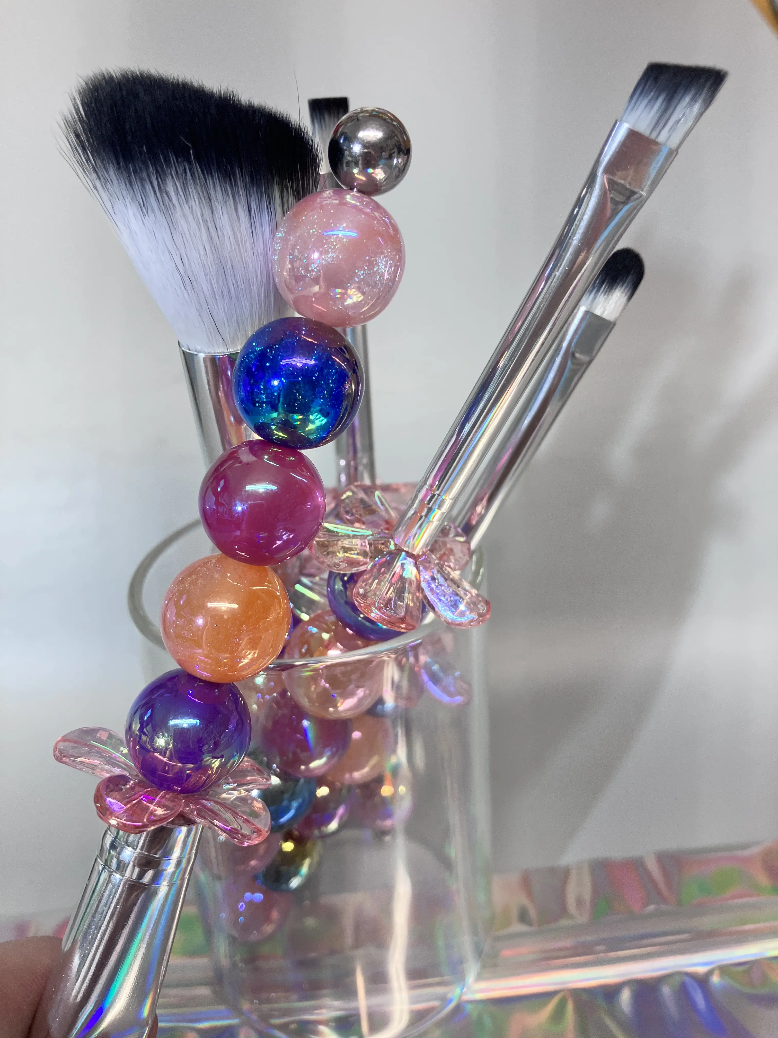 Makeup Brushes (customized beadable makeup brushes)