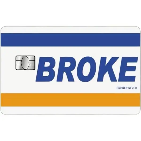 Broke credit/debit card Skin