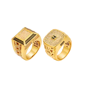 YC 18K  Eternity Ring Stackable Cubic Zirconia Band Ring Dainty Diamond Womeno and Man Streetwear Jewelry vintage Dainty Accessories
