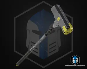 Helldivers 2 Breaching Hammer –  Sci-Fi Display Prop (Non-Functional)